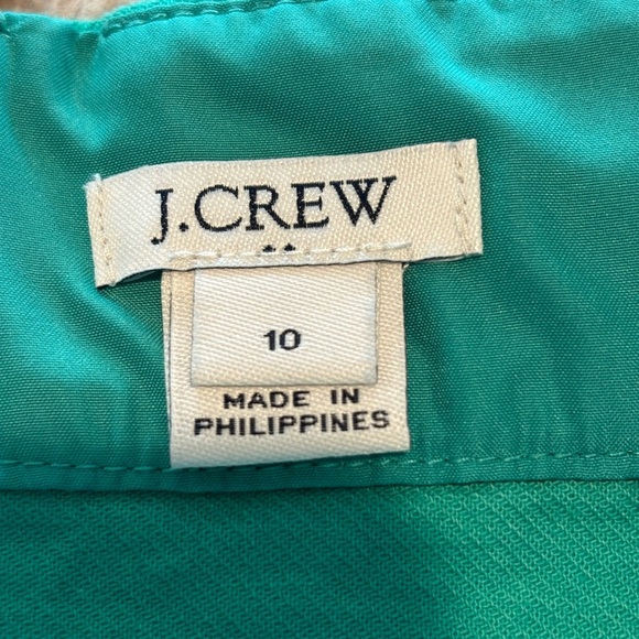 J. Crew Emerald Pencil Skirt 10 - Picture 3 of 4